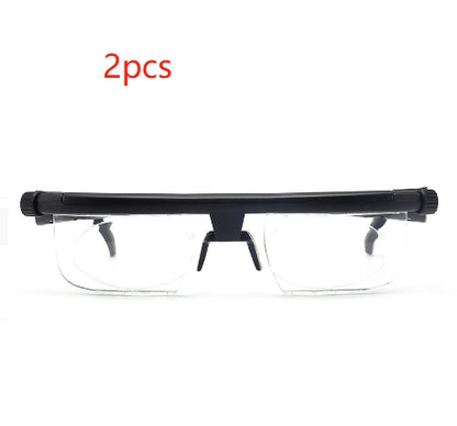 Adjustable Strength Lens Reading Myopia Glasses Eyewear Variable Focus Vision